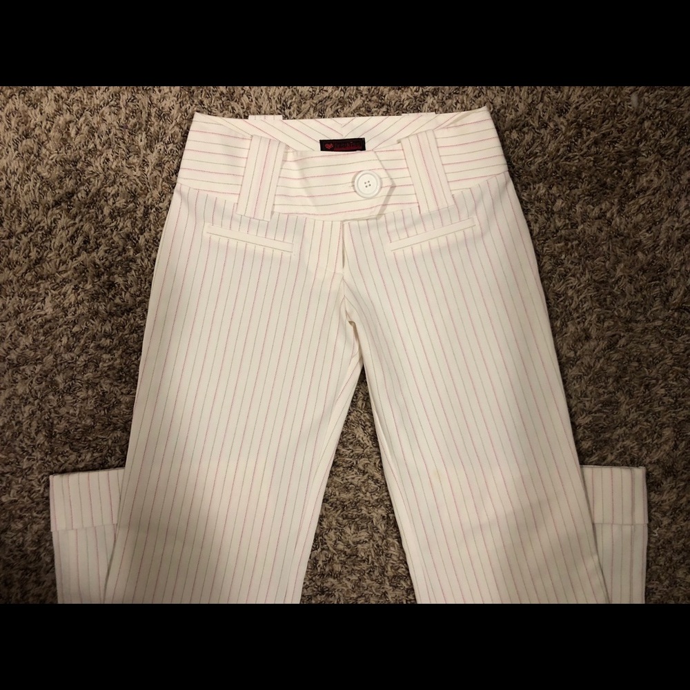 First Kiss Vintage Wide Leg Striped Slacks